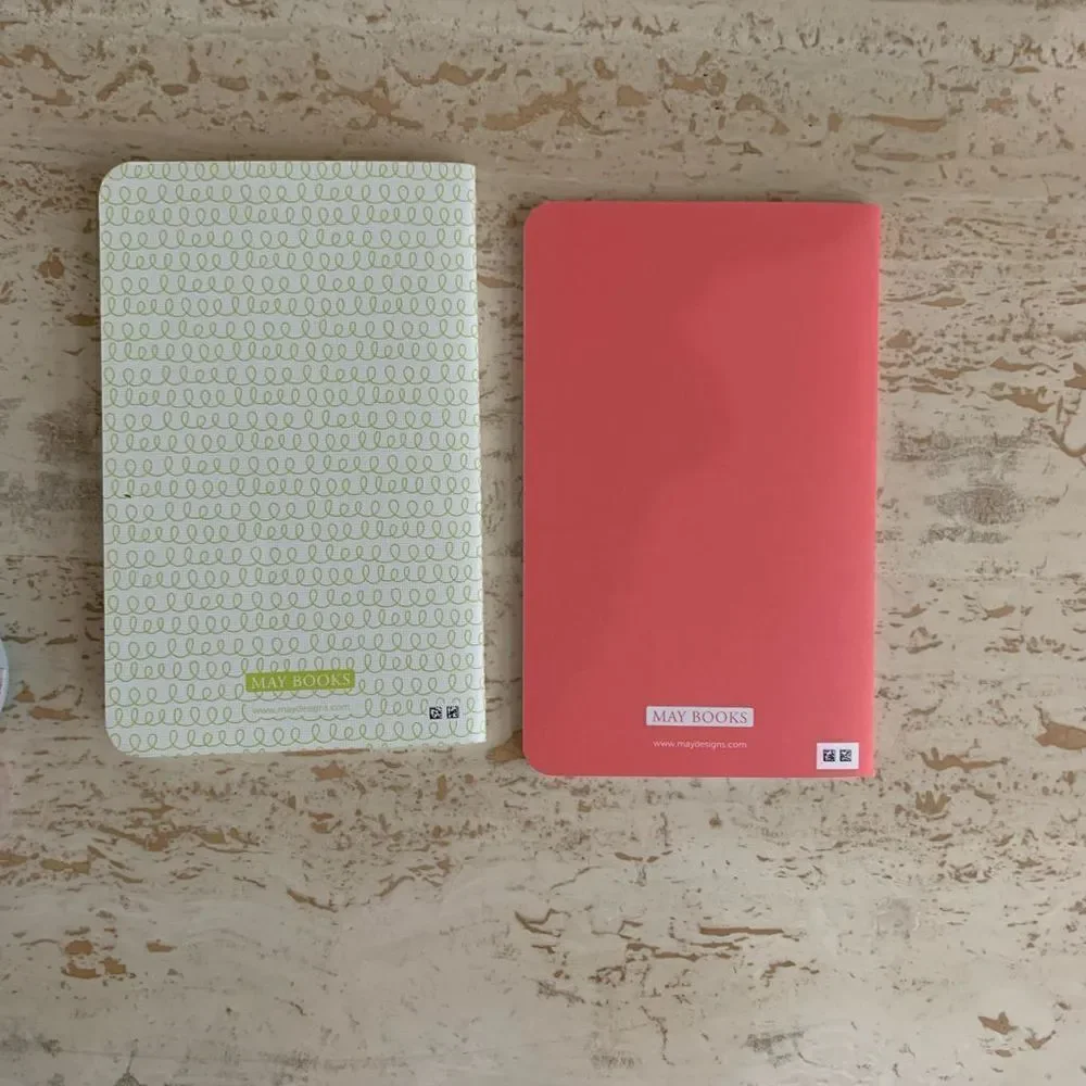 Set of 2 May Designs classic  notebooks
